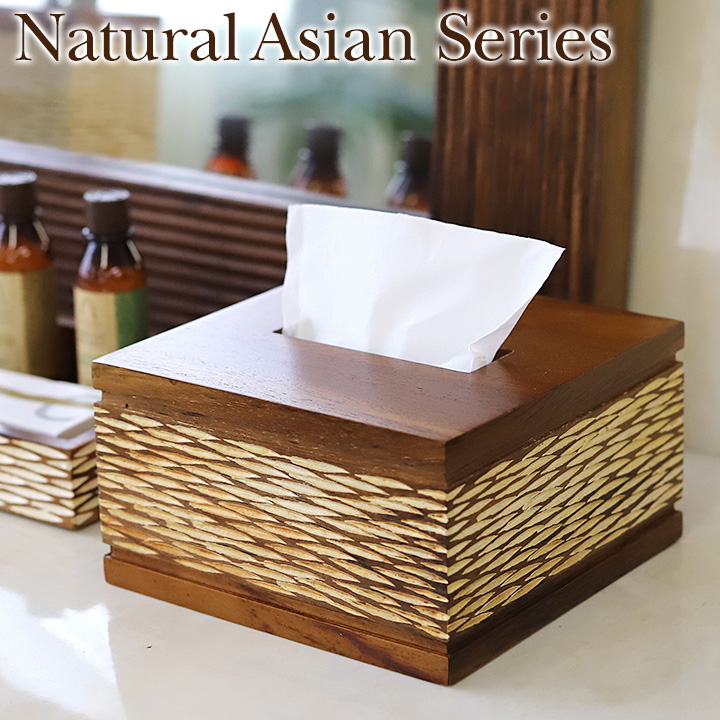 Natural Asian Series Half size Tissue case (n[tTCYeBbVP[X)