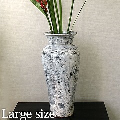 Flower Vase (Terracotta) Antique wash (Large size)
