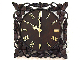掛け時計（木製）
