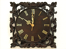 掛け時計（木製）