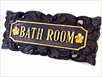 ネームプレート(BATH ROOM)