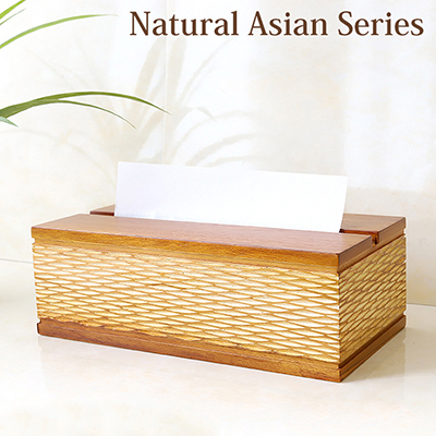 Natural Asian Series Paper towel case (ペーパータオルケース) ナチュラルホワイト※スポンジ5cm付き≪再入荷≫