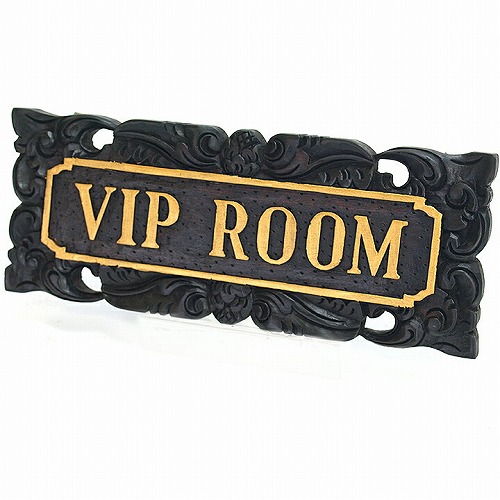 ドア サインプレート『VIP ROOM』の通販｜《公式》アジアン・バリ雑貨 